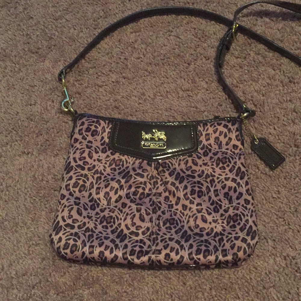 Coach Ocelot Leopard Crossbody